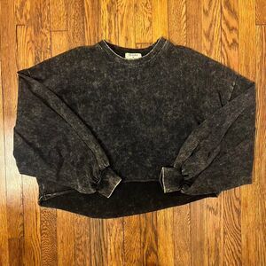 Women's Acid Washed Long Sleeve